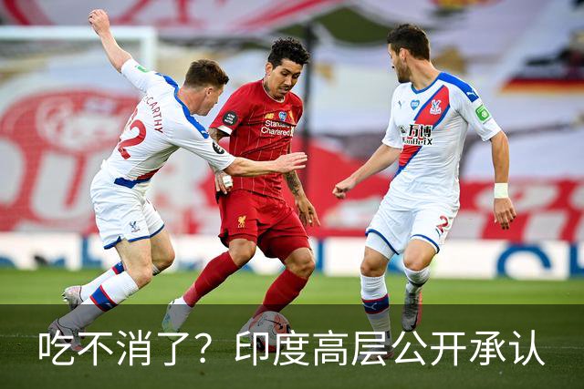 吃不消了？印度高层公开承认