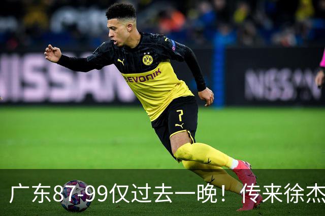 广东87-99仅过去一晚！传来徐杰、亚帅的重要消息，杨鸣说得很实在